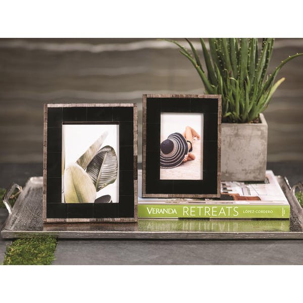 Palm Desert Chiseled Horn Picture Frame - The Collective Park City