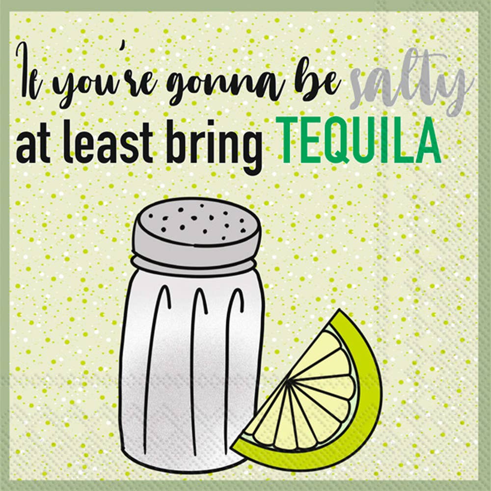 Paper Cocktail Napkins Bring Tequila - The Collective Park City