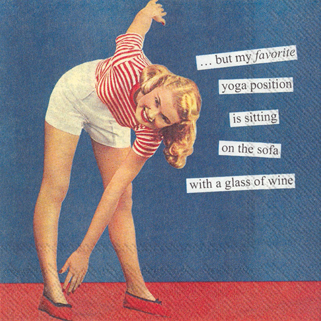 Paper Cocktail Napkins Yoga - The Collective Park City