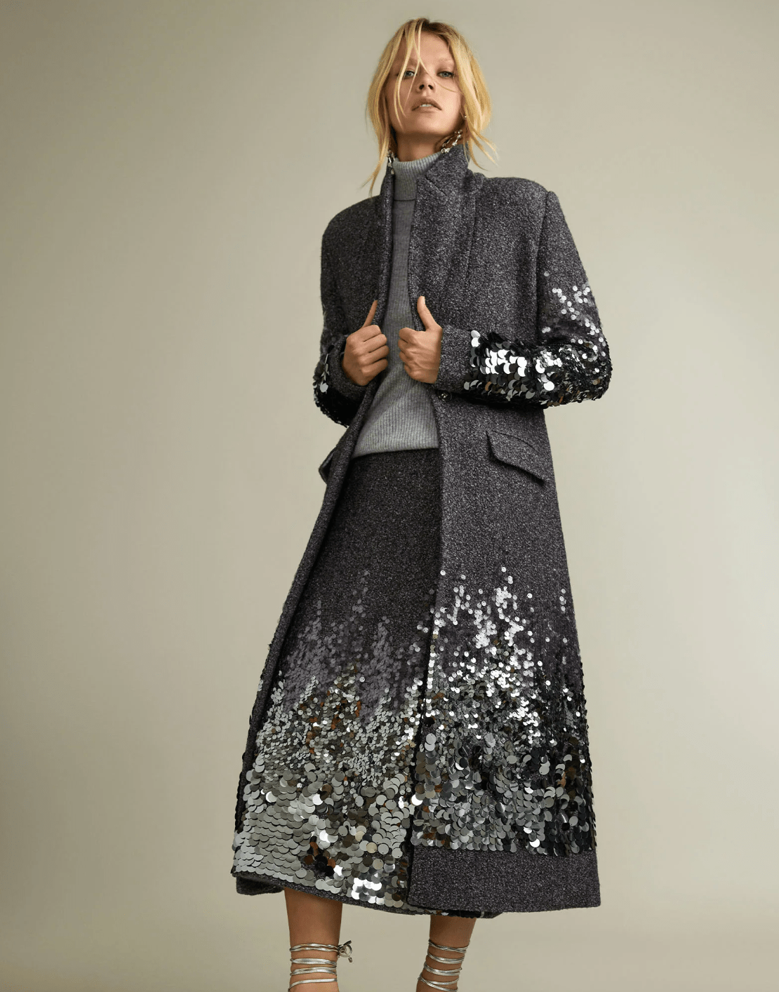 Paul Embellished Coat - The Collective Park City