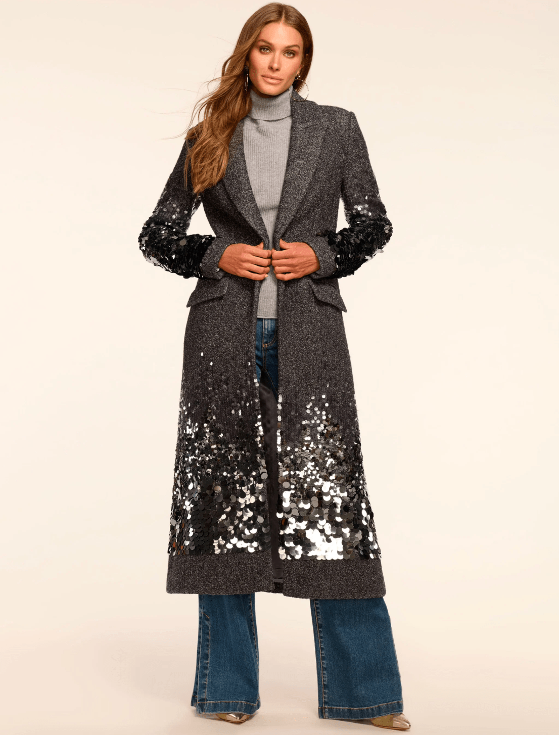 Paul Embellished Coat - The Collective Park City