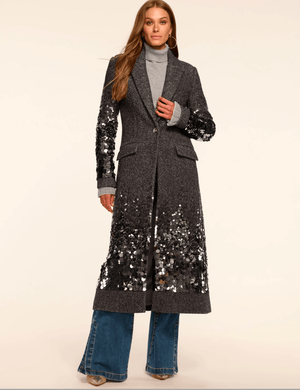 Paul Embellished Coat - The Collective Park City