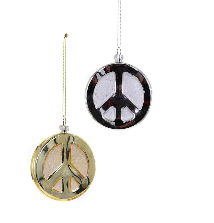 Peace Sign Ornament - The Collective Park City