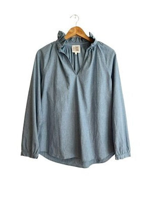 Penelope Denim Blouse - The Collective Park City