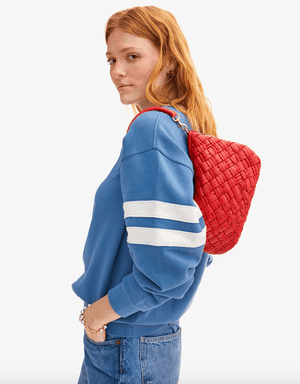 Petit Moyen Messenger Bag - Rosa Puffy Woven - The Collective Park City