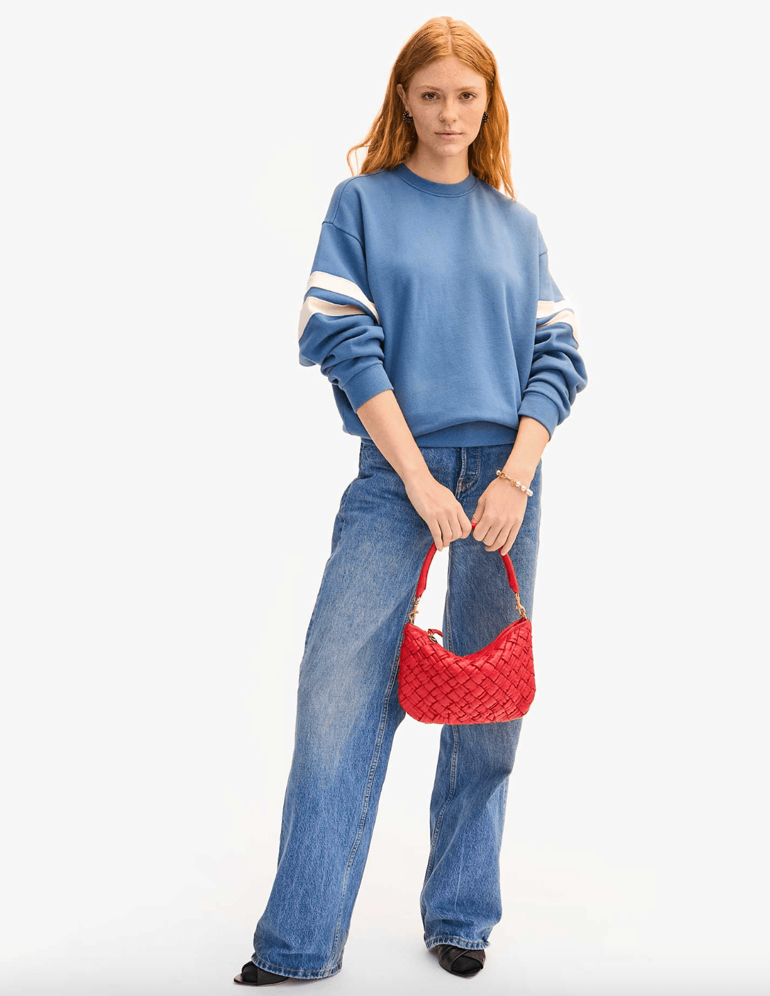 Petit Moyen Messenger Bag - Rosa Puffy Woven - The Collective Park City