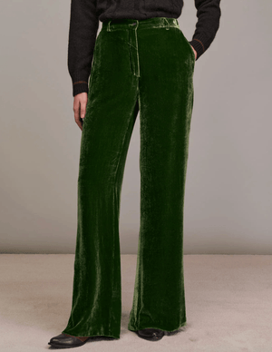 Piedro Velvet Wide Leg Pant - The Collective Park City