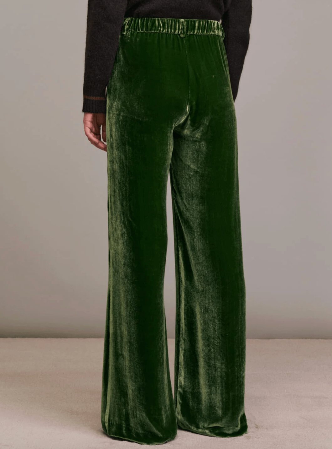 Piedro Velvet Wide Leg Pant - The Collective Park City
