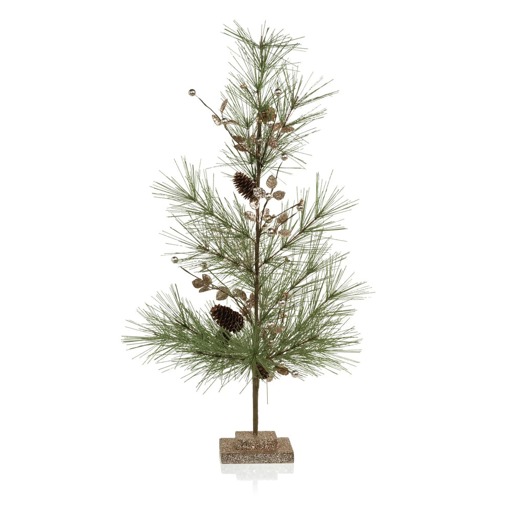 Pine Tree w/Pine Cones - 12" - The Collective Park City