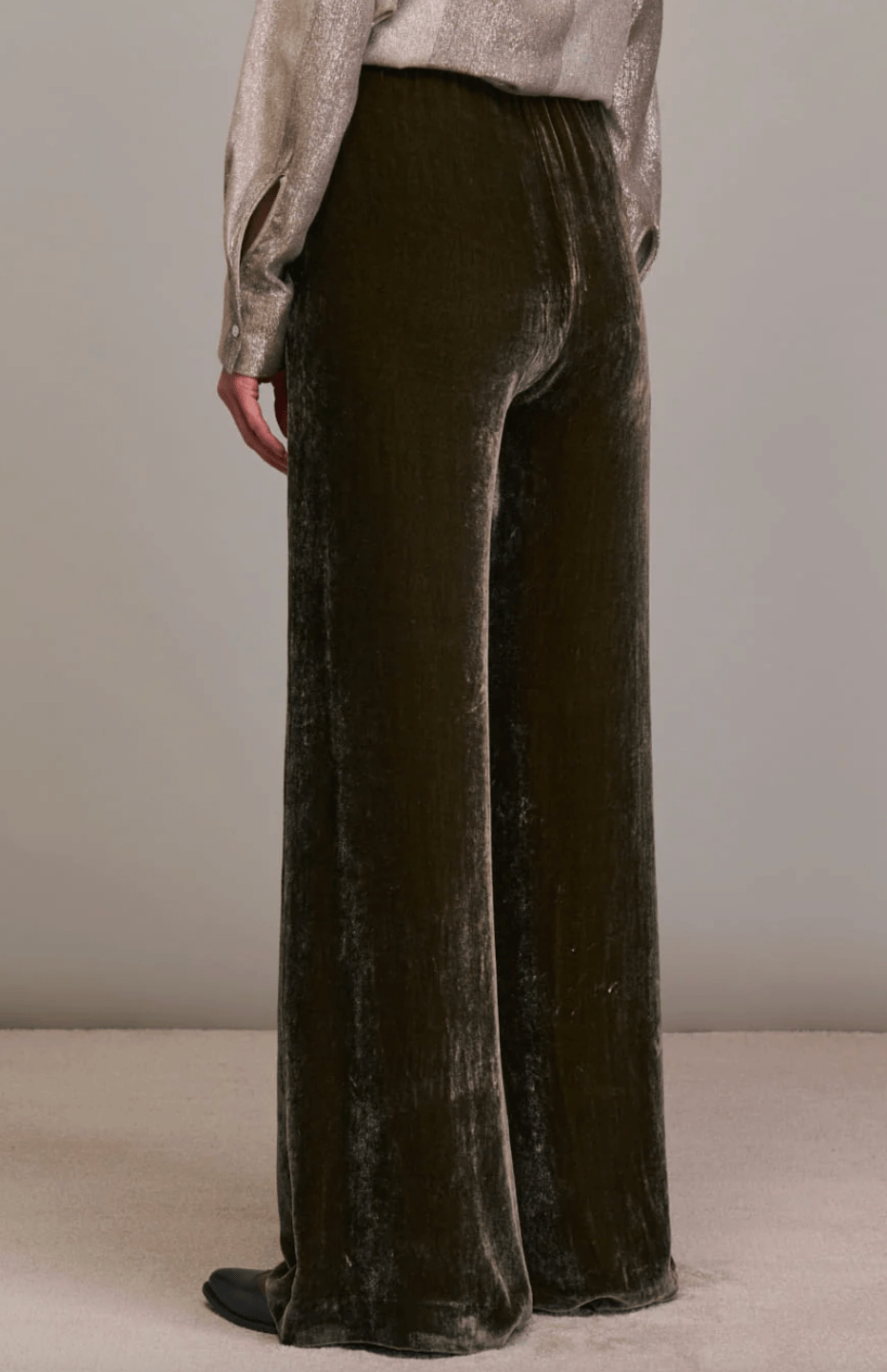 Piorico Velvet Wide Leg Pant - The Collective Park City
