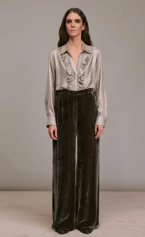 Piorico Velvet Wide Leg Pant - The Collective Park City