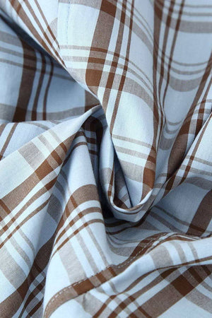 Plaid Wrap Long Sleeve Shirt - The Collective Park City