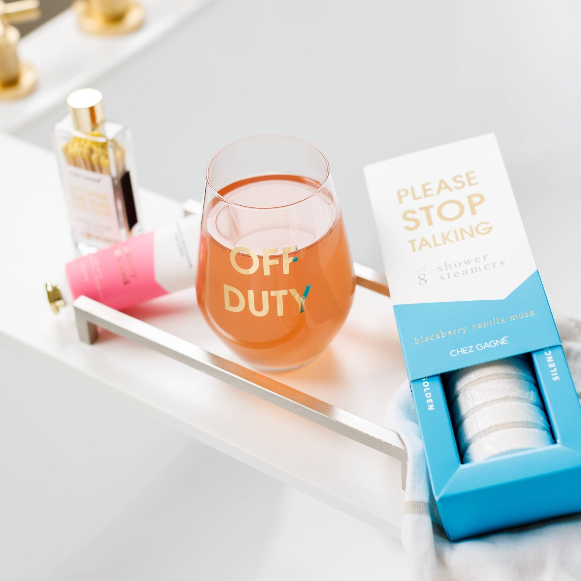 Please Stop Talking - Shower Steamers - Blackberry Vanilla Musk - The Collective Park City