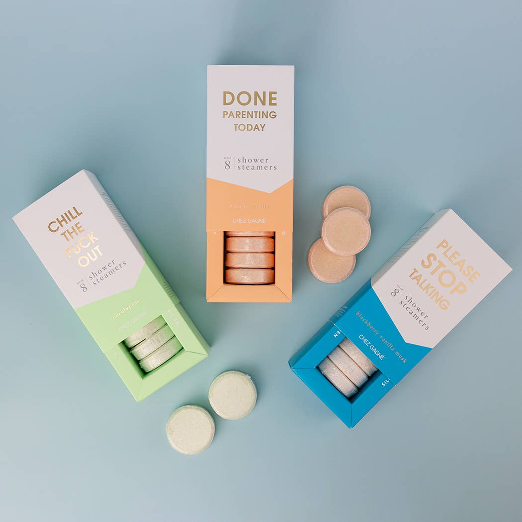 Please Stop Talking - Shower Steamers - Blackberry Vanilla Musk - The Collective Park City