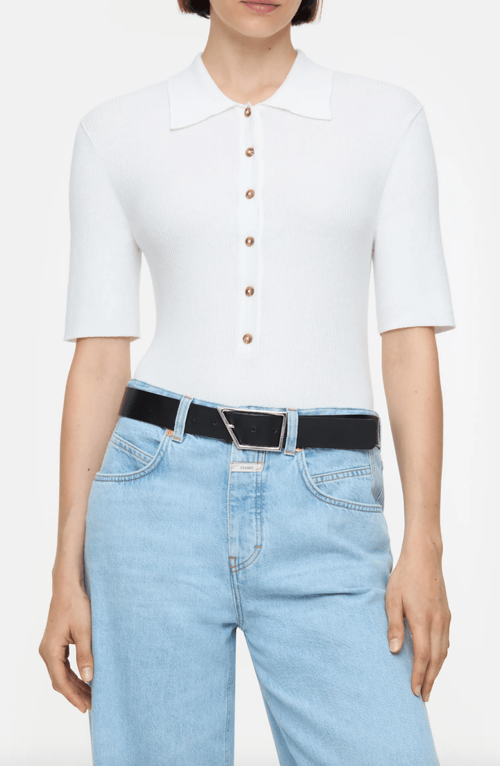 Polo Short Sleeve Top - The Collective Park City