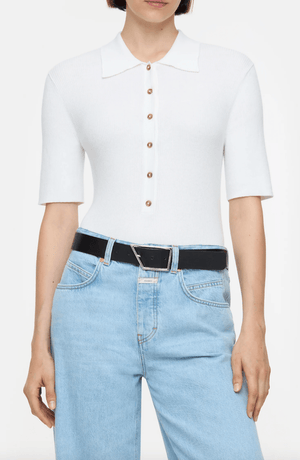 Polo Short Sleeve Top - The Collective Park City