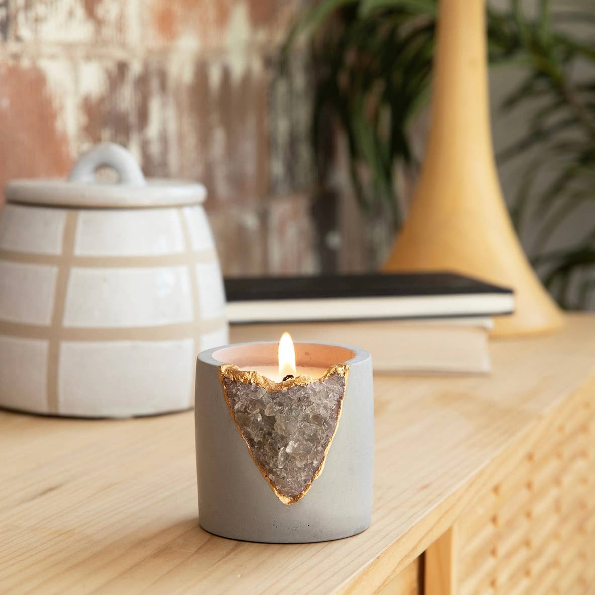 Pomelo Geode Candle - The Collective Park City