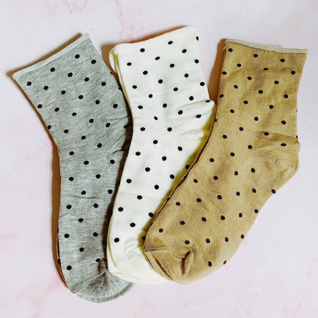 Precious Polka Dot Socks - The Collective Park City