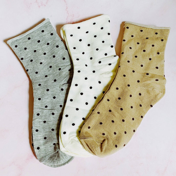 Precious Polka Dot Socks - The Collective Park City