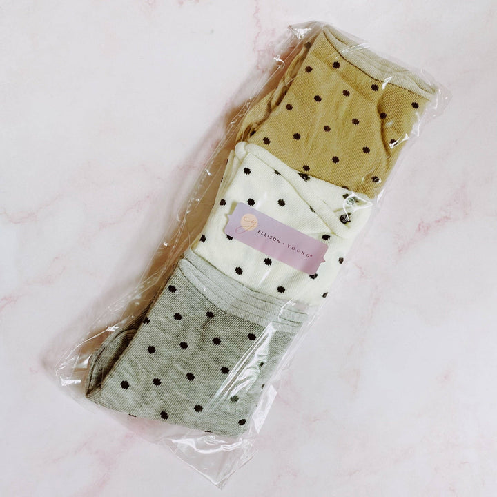 Precious Polka Dot Socks - The Collective Park City