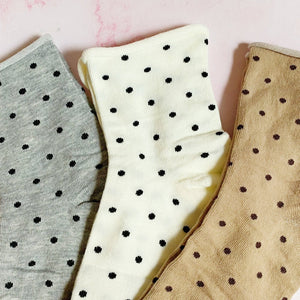 Precious Polka Dot Socks - The Collective Park City