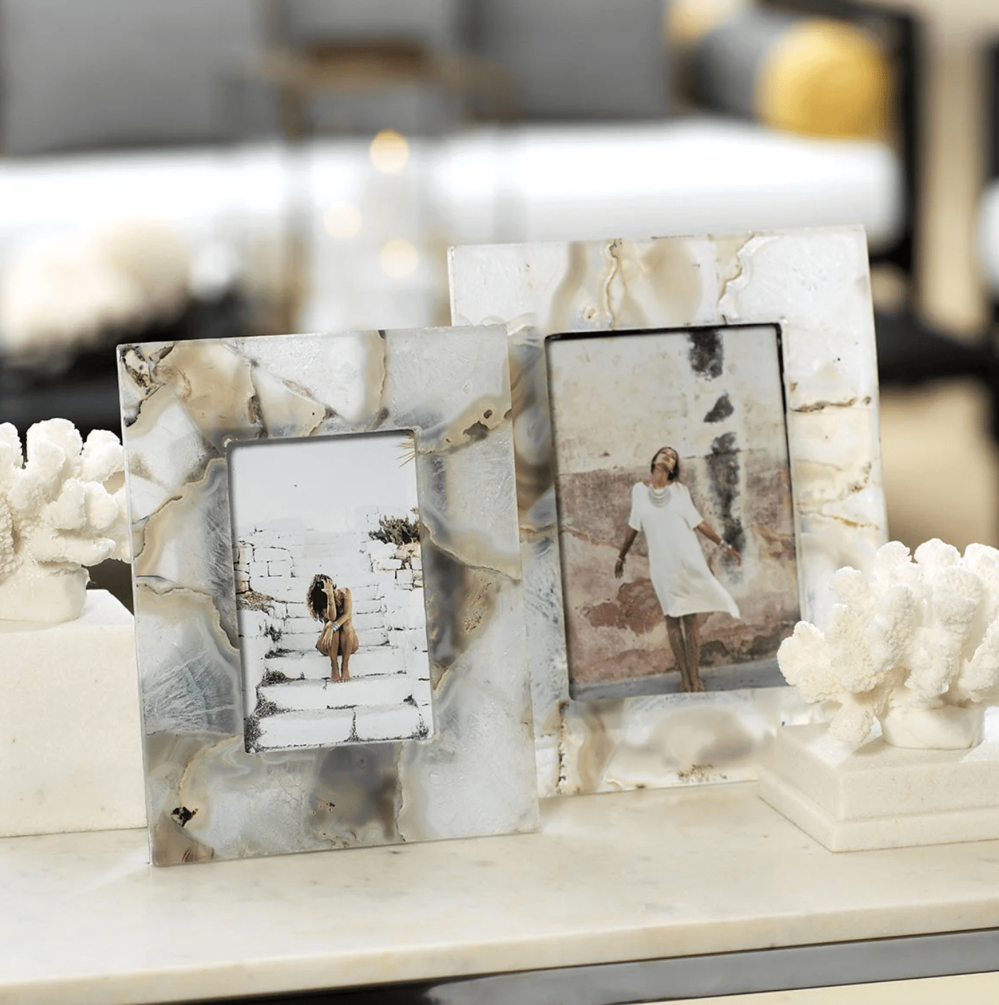 Preto Agate Photo Frame - 4x6 - The Collective Park City