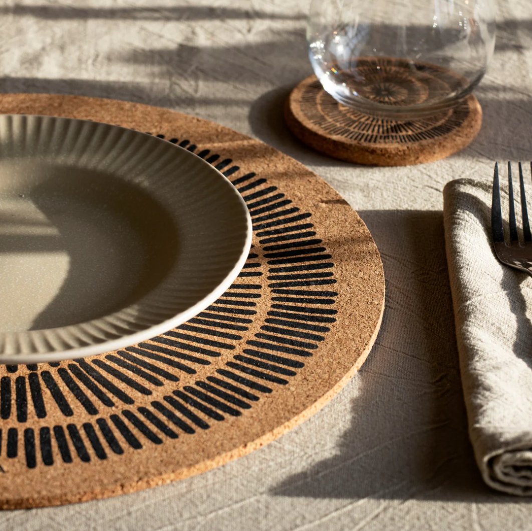 Printed Cork Placemat - 2/Set - The Collective Park City