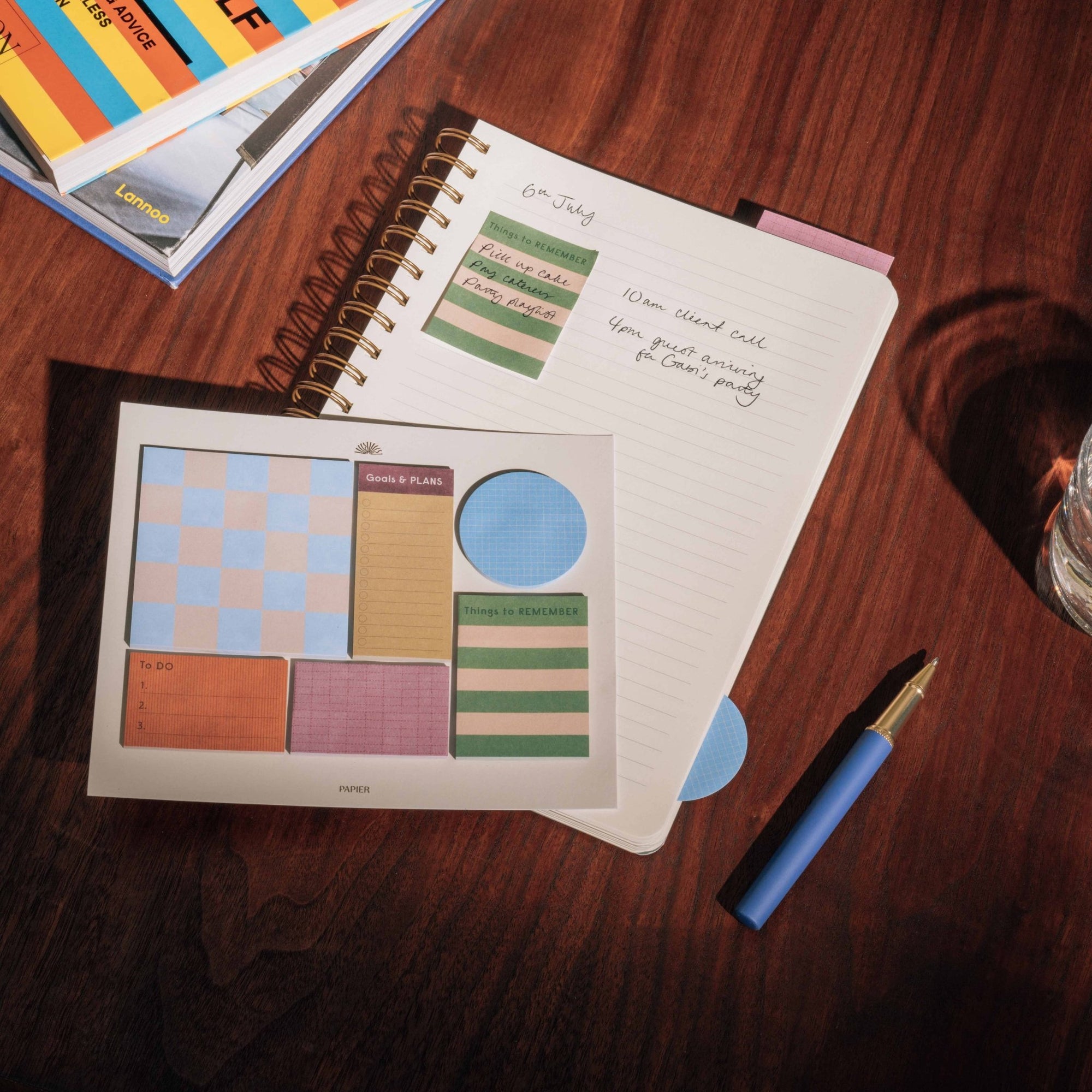 Printed Sticky Notes Set of 6 - The Collective Park City