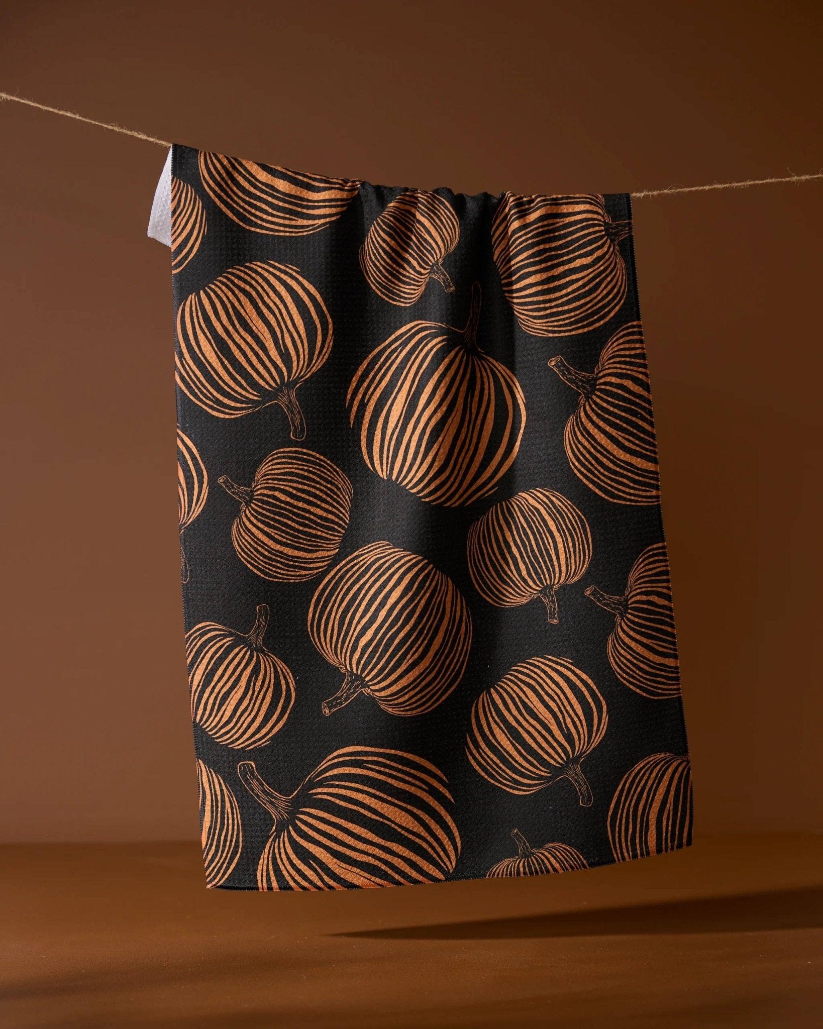 Pumpkin Noir Tea Towel - The Collective Park City