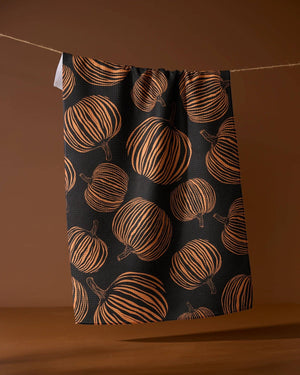 Pumpkin Noir Tea Towel - The Collective Park City