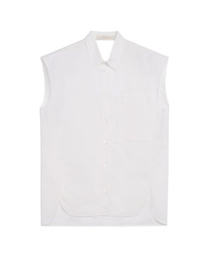 Pura Sleeveless Button Down Shirt - The Collective Park City