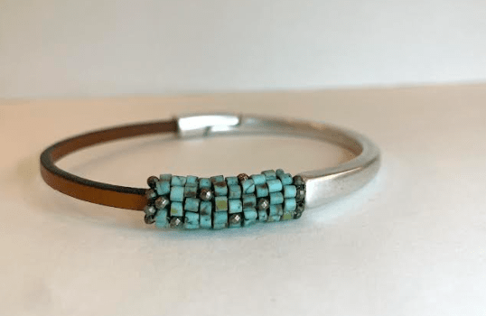 Pyrite & Afghan Turquoise Bracelet - The Collective Park City