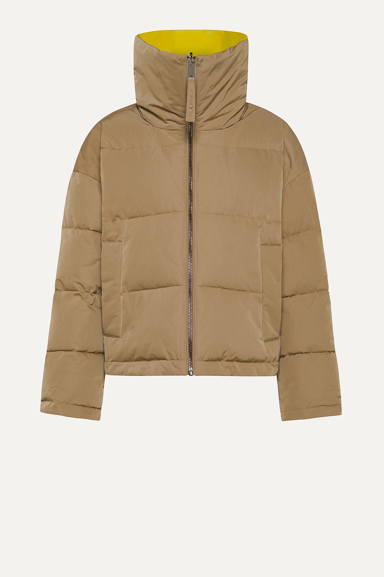 Quilted Jacket with High Collar - The Collective Park City