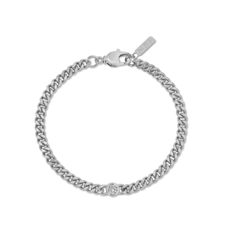 Quinn Bracelet, Rhodium - The Collective Park City