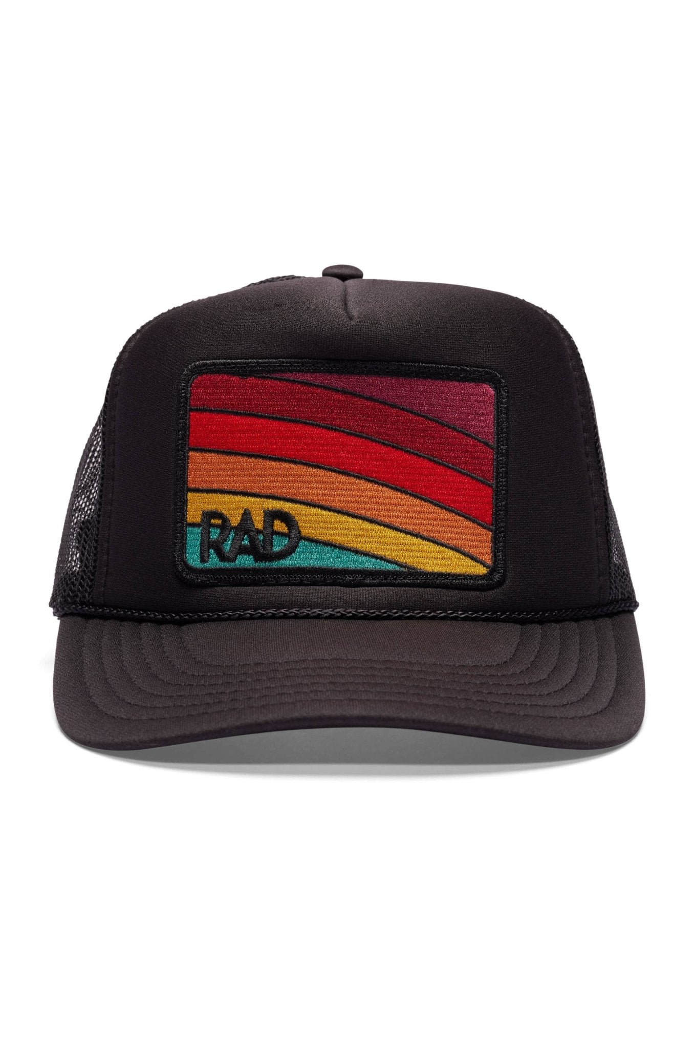 Rad Hat Trucker Hat in Black - The Collective Park City