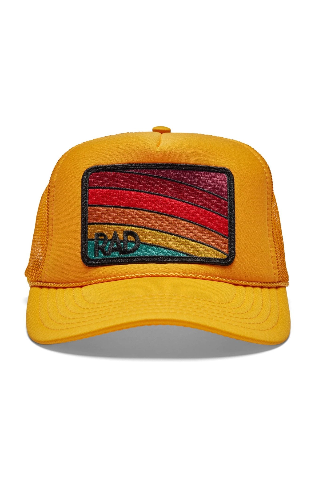 Rad Hat Trucker Hat in Gold - The Collective Park City