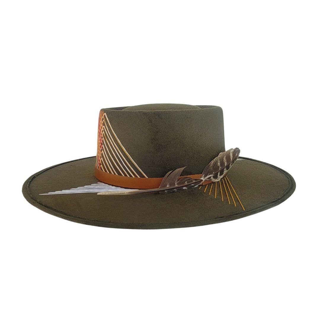 RAGNALL Gambler Crown Green Hat : Green / M/L - The Collective Park City