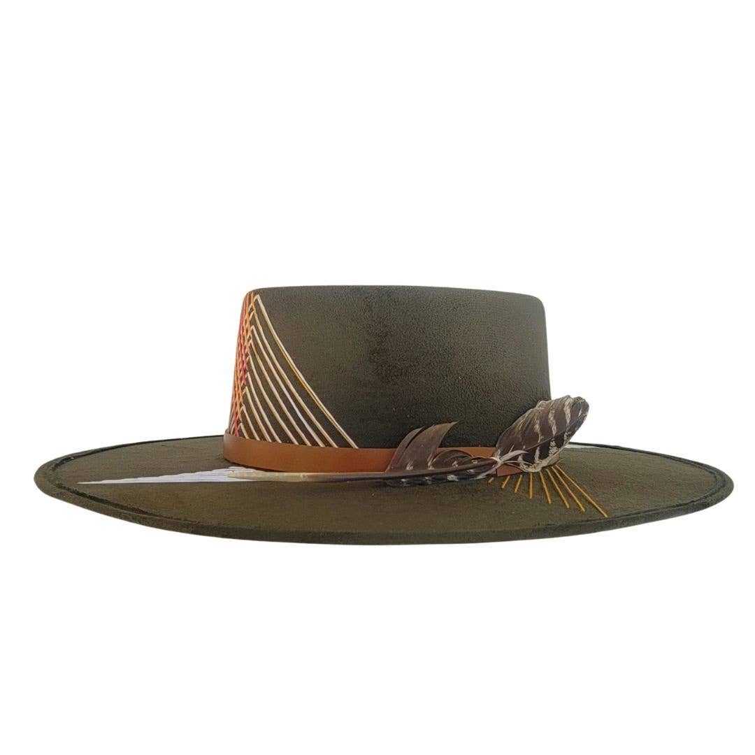 RAGNALL Gambler Crown Green Hat : Green / M/L - The Collective Park City