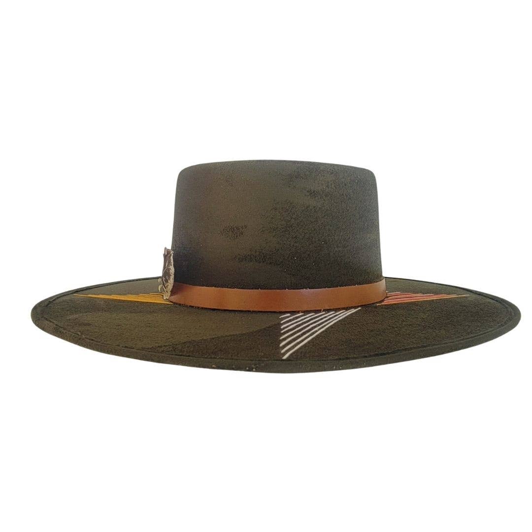 RAGNALL Gambler Crown Green Hat : Green / M/L - The Collective Park City