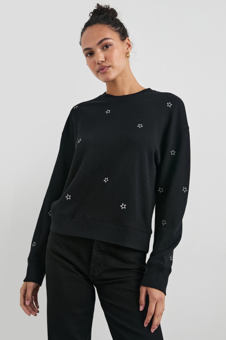 Ramona Embroidered Sweatshirt - The Collective Park City