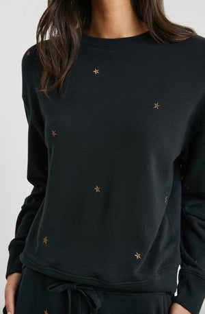 Ramona Embroidered Sweatshirt - The Collective Park City