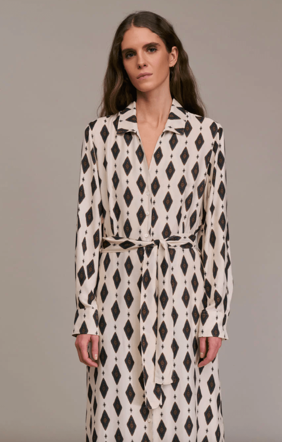 Ravivia Button Down Robe Dress - The Collective Park City