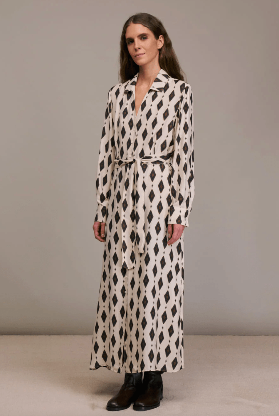 Ravivia Button Down Robe Dress - The Collective Park City