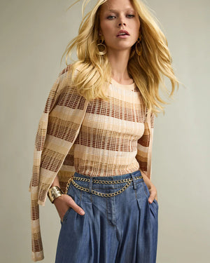 Rebecca Knit Blouse - The Collective Park City