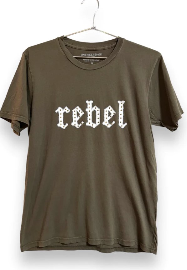 Rebel Stud Vintage Oversized Tee - The Collective Park City