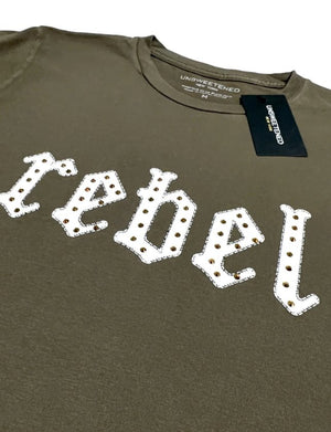 Rebel Stud Vintage Oversized Tee - The Collective Park City