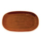 Rectangular Botanical Imprint Stoneware Bowl - The Collective Park City