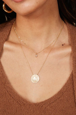 Redone Vintage Zodiac Necklace - The Collective Park City