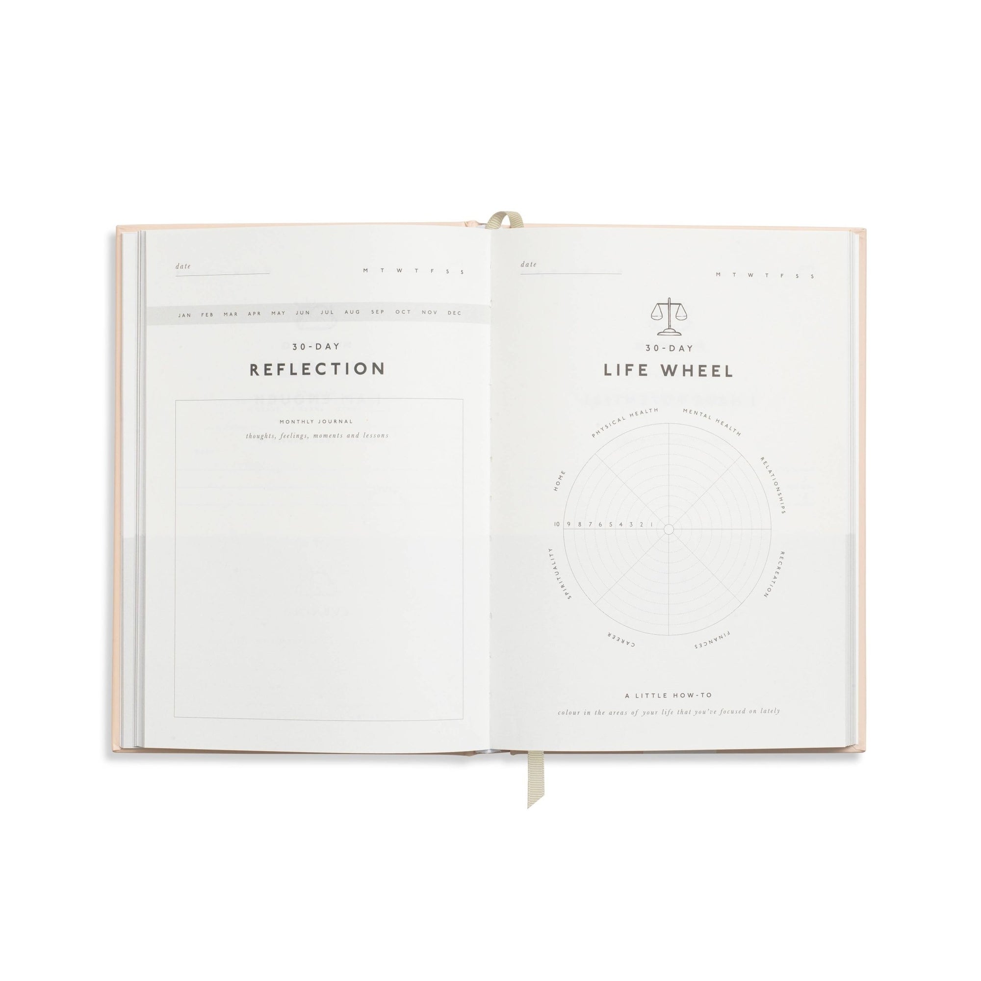 Reflect A5 Hardcover Guided Gratitude Journal - The Collective Park City