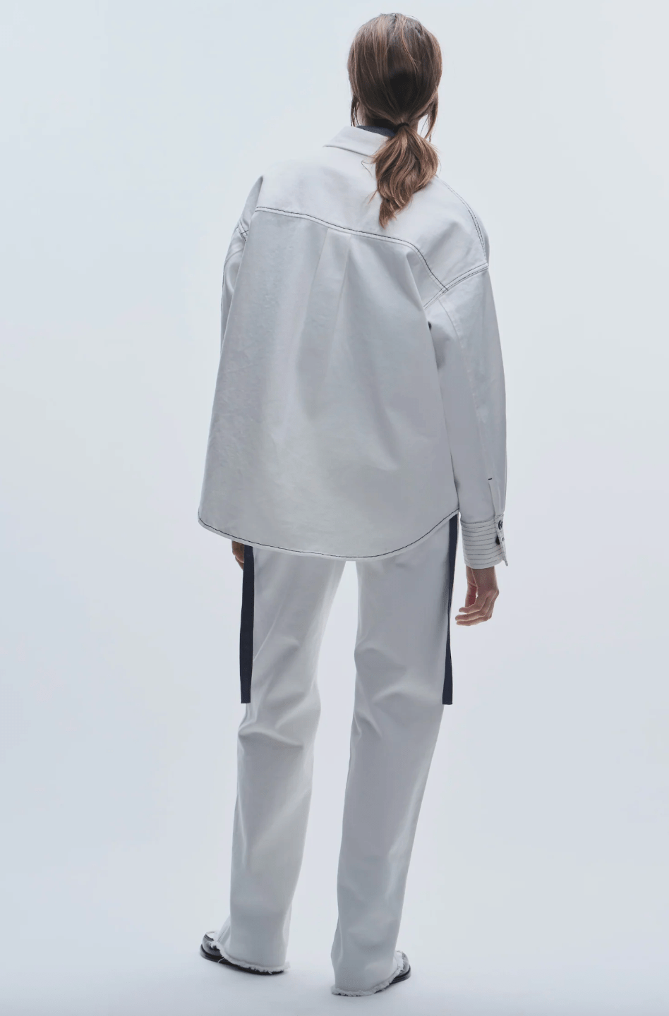 Reid Denim Button Down Top - The Collective Park City